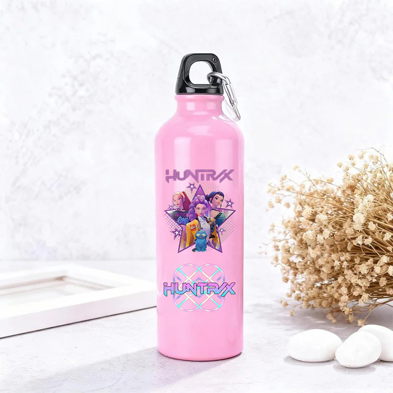 Running Gear Water - Anime-Figur Aluminium-Wasserflasche Outdoor-Fahrrad-Sporttrinkflasche Auslaufsichere Wasserkanne für