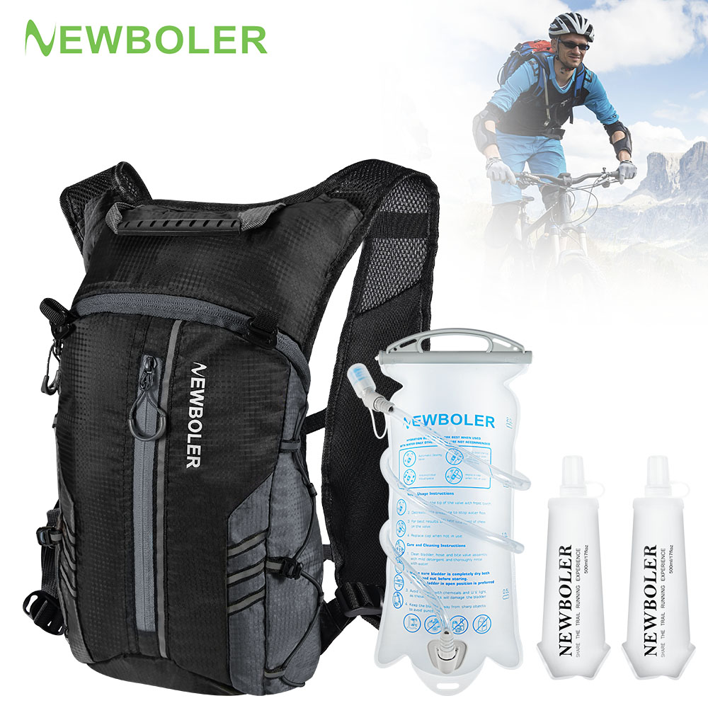 Running Gear Water - Laufrucksackweste mit Trinkbeutel für Wasserflaschen, leichtes