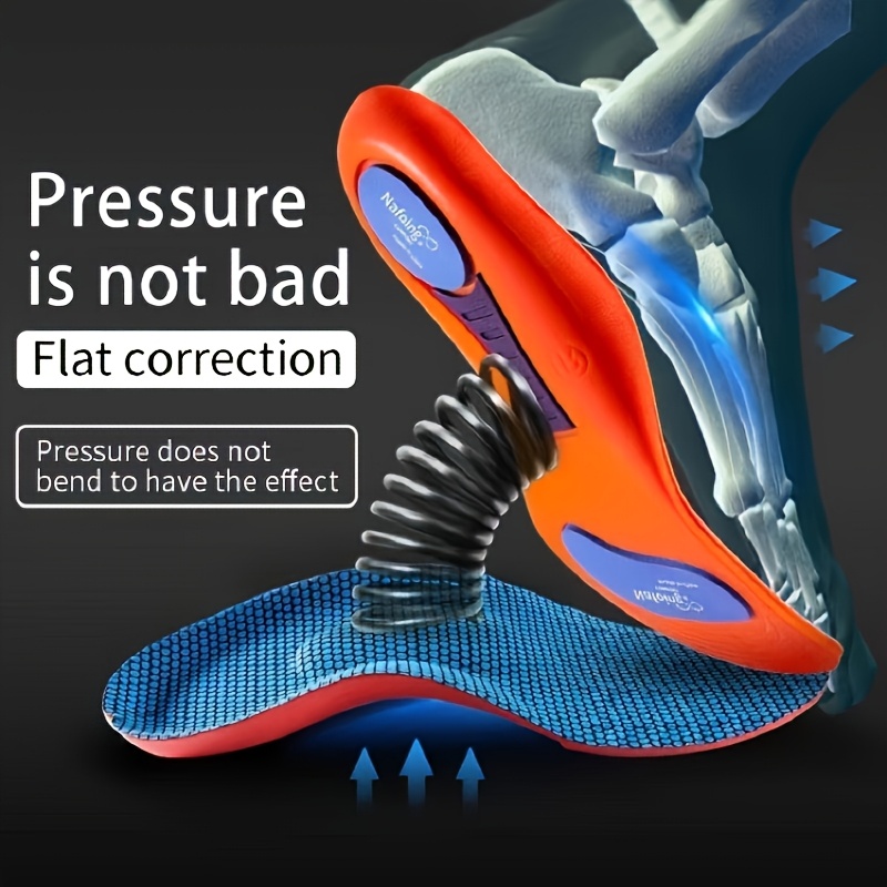 Insole Arch Support - EVA Stoßdämpfung Komfortable Atmungsaktive Einlegesohle Atmungsaktiv,