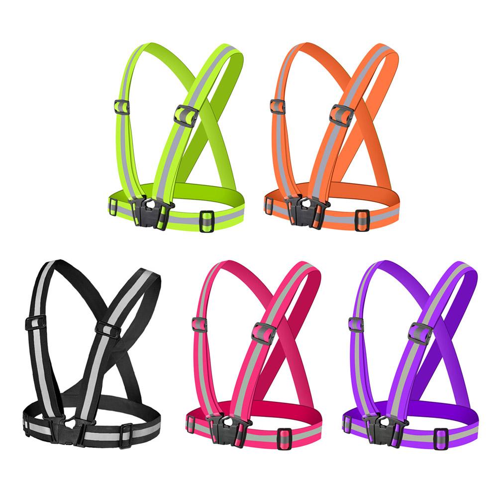 Running Gear Cool - Universelle, verstellbare Reflektorweste mit Reflektorband, reflektierende