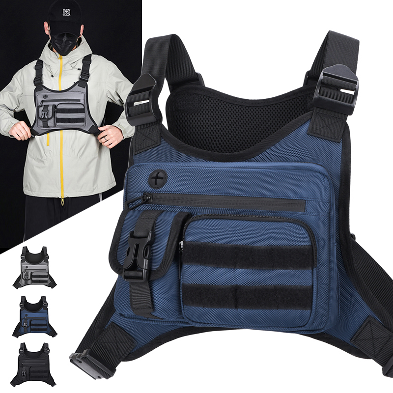 Running Gear Bag - Taktische Brusttasche für Herren, Wasserdichte Crossbody-Tragetasche,