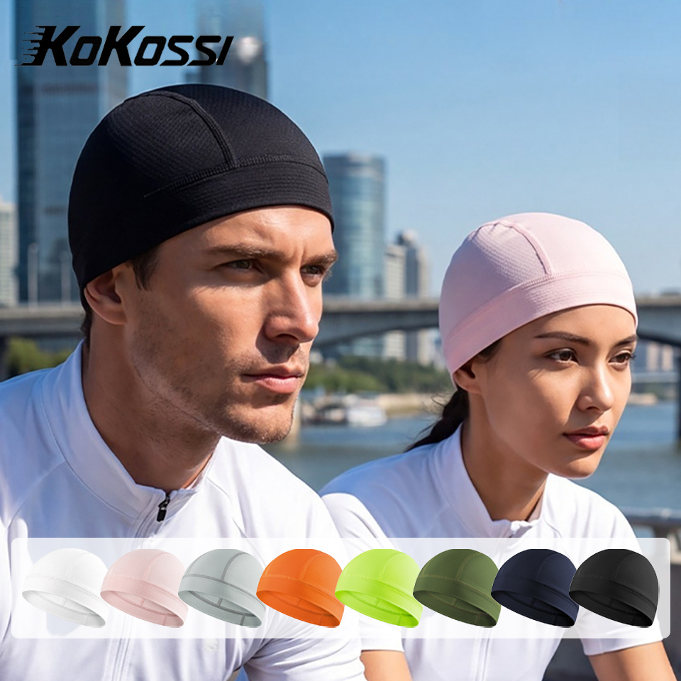 Running Gear Hat - KoKossi Sommer-Beanie-Mütze, schweißabsorbierende Schädelkappe, atmungsaktives Netzgewebe
