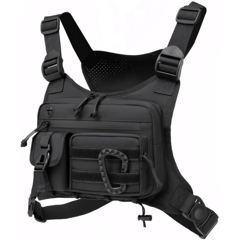 Running Gear Bag - Taktische Brusttasche Herren Weste Edc Wasserdicht