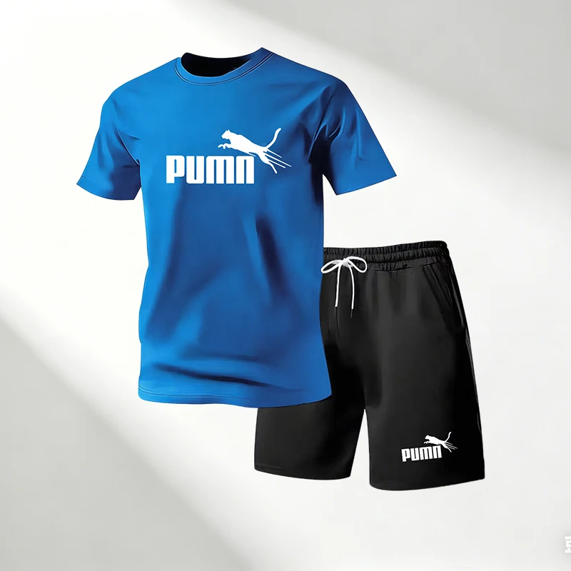 Running Gear Men - Heißer Verkauf 2026 Herren T-Shirt-Sets O-Ausschnitt