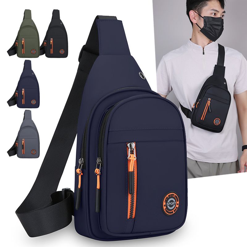 Running Gear Bag - Brusttasche für Herren, wasserdichte Sport-Umhängetasche, Crossbody-Tasche