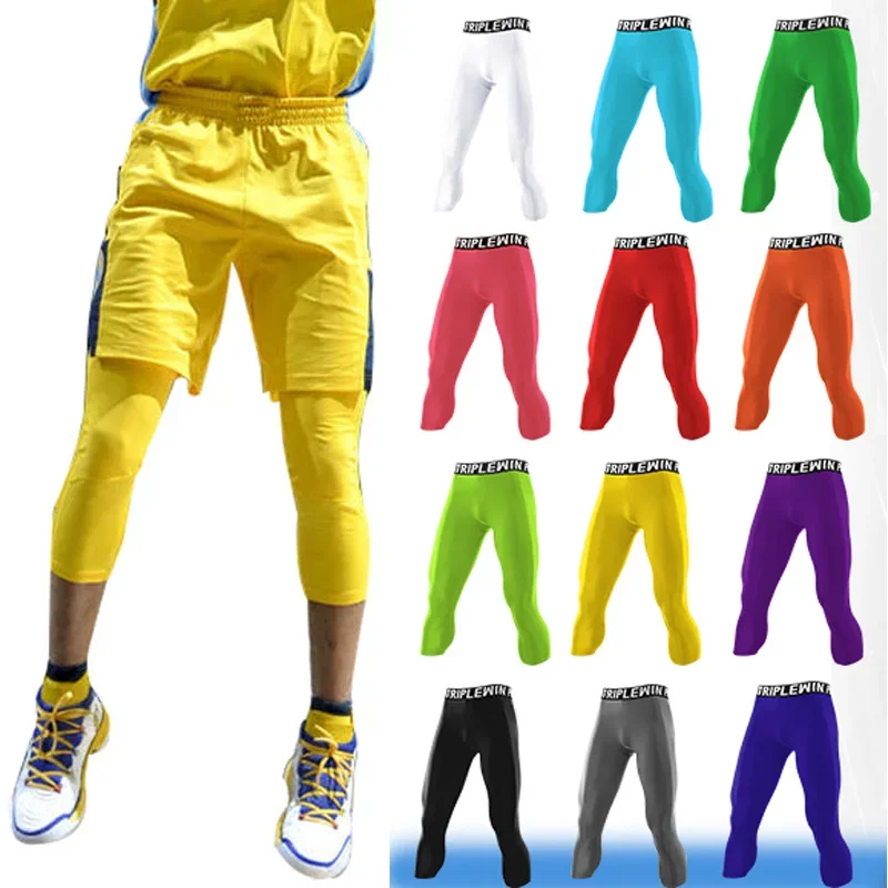 Running Gear Men - Männer Fitness studio Capri Laufhose Hosen