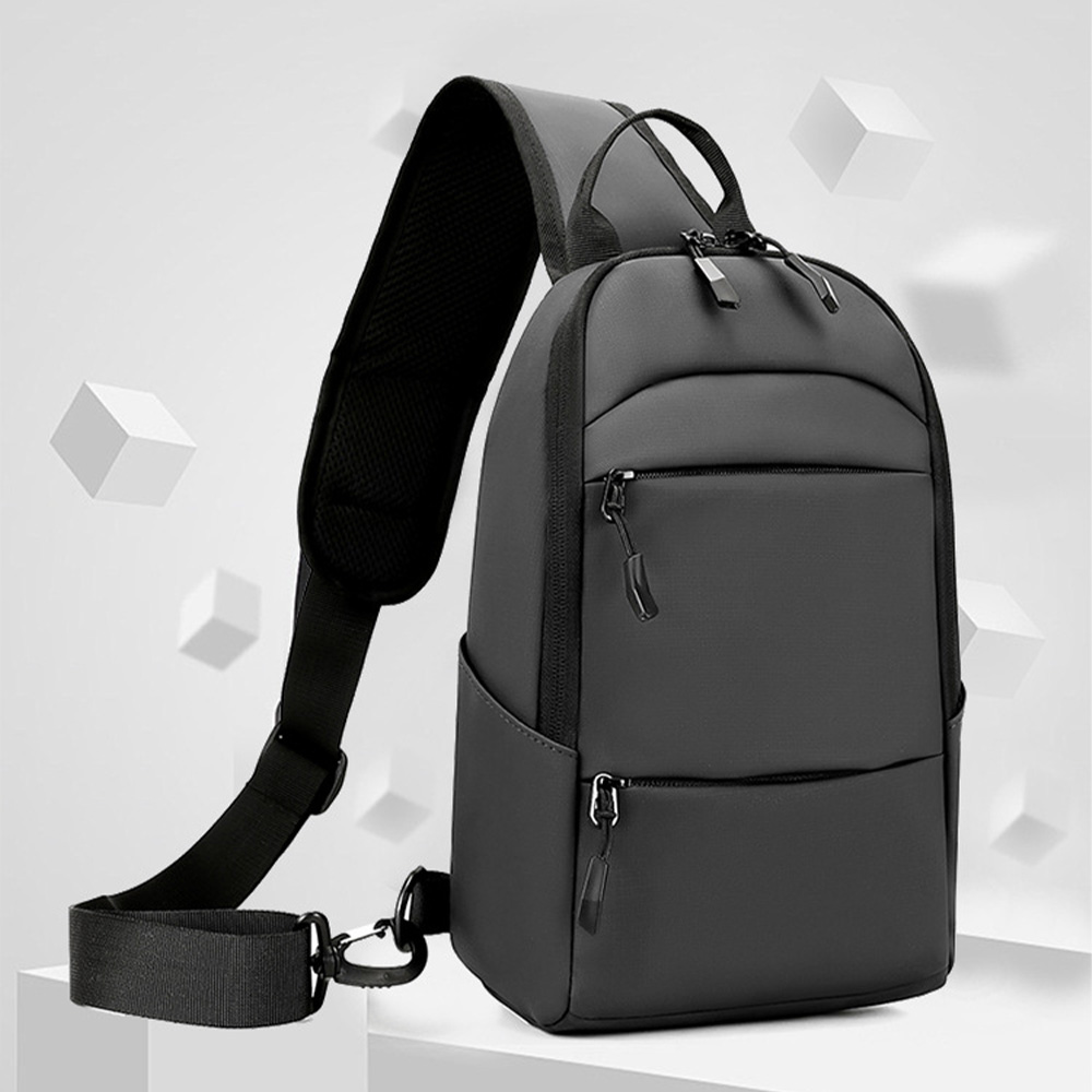 Running Gear Bag - Herren Casual Multifunktionale Brusttasche, Modische Einzel-Schulter-Umhängetasche,