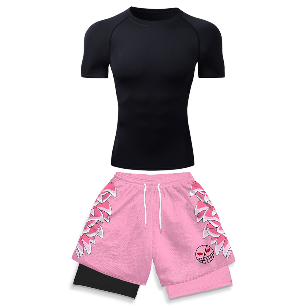 Running Gear Men - Hochelastische Trainingskleidung für Männer Weißes Kompressions-T-Shirt