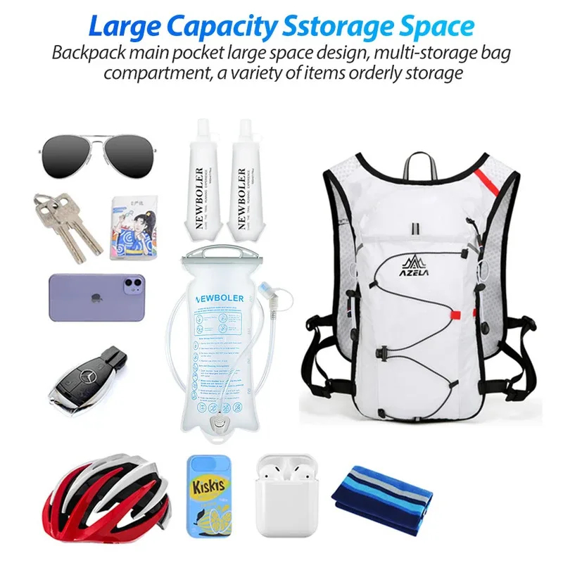 Running Gear Water - Lauf-Hydrationsweste Rucksack für Herren Outdoor-Sporttasche Trail