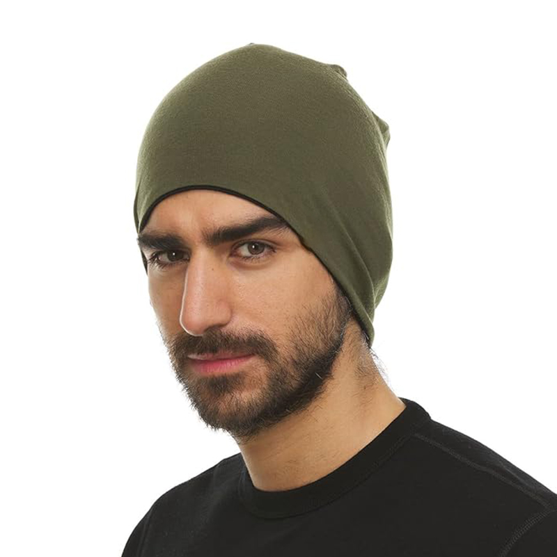 Running Gear For Winter - Unisex 100% Merinowolle Mütze Warme Wintermütze