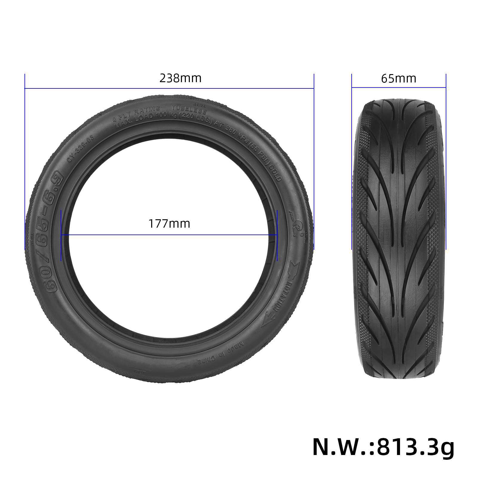 Roller-Vorder- und Hinterreife – Running Gear Accessories Bewertung und Preis