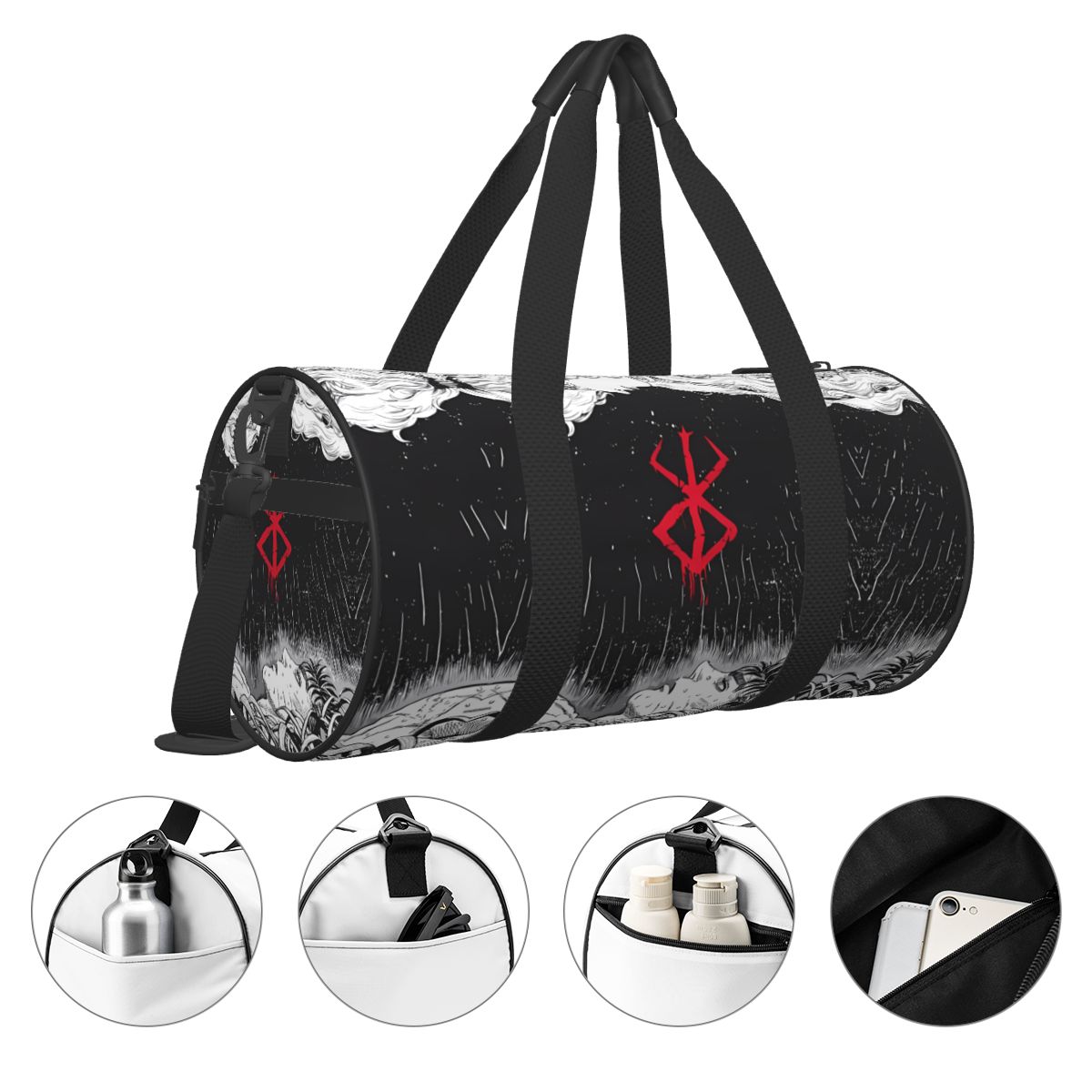Japan Anime Bereserk Sporttasc – Running Gear Bag Bewertung und Preis