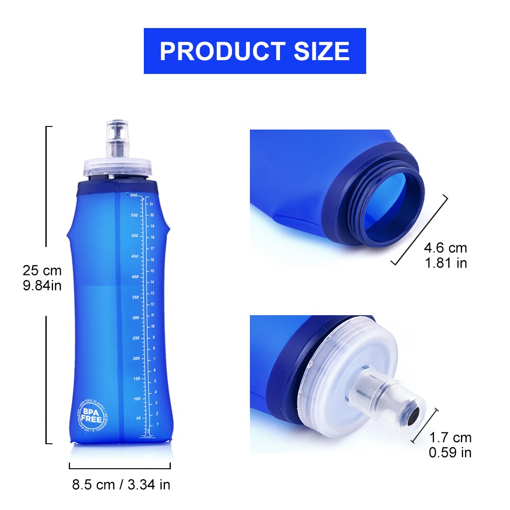 Wideea Camping 600ml Weich was – Running Gear Water Bewertung und Preis